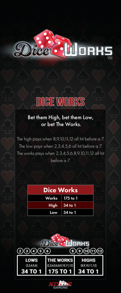 AcesUp Dice Works High Payouts